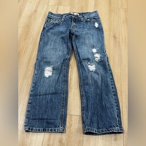 ⛄️ Vintage Roxy Cropped Jeans | Size 3 | Distressed Y2K Denim